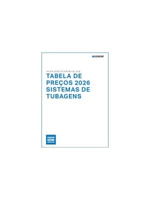 Tabela de Preços 2026 Sistemas de Tubagens Geberit Tabela de Preços 2026 Sistemas de Tubagens Geberit