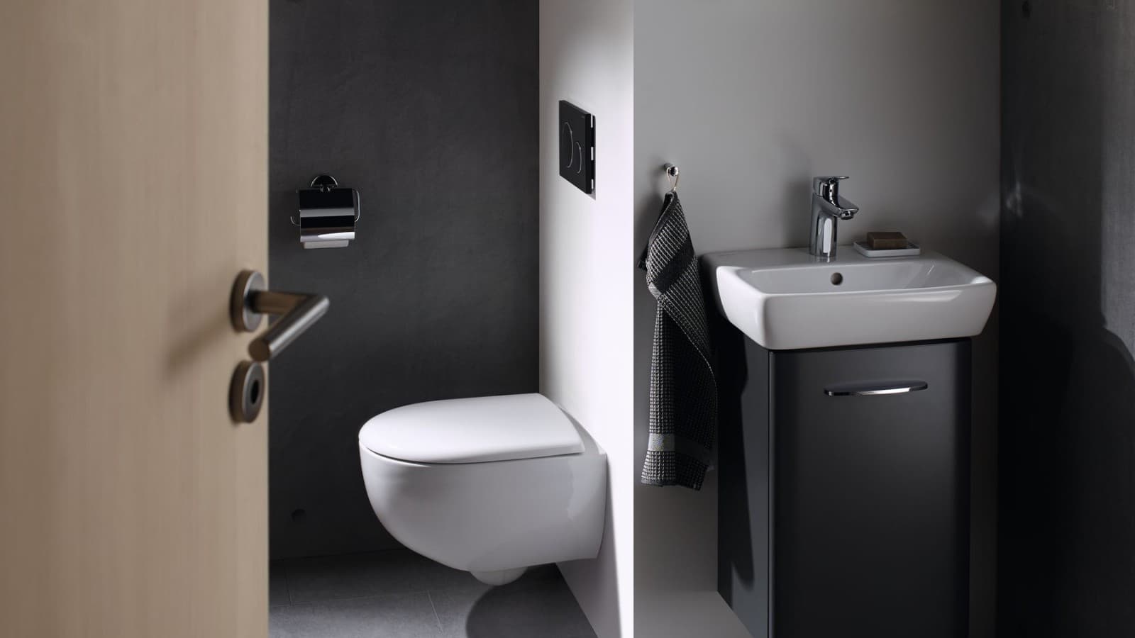 Série de casa de banho Geberit Selnova Compact Série de casa de banho Geberit Selnova Compact