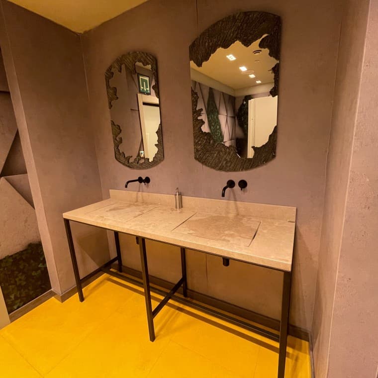 Casas de banho do Silk, lavatórios Casas de banho do Silk, lavatórios