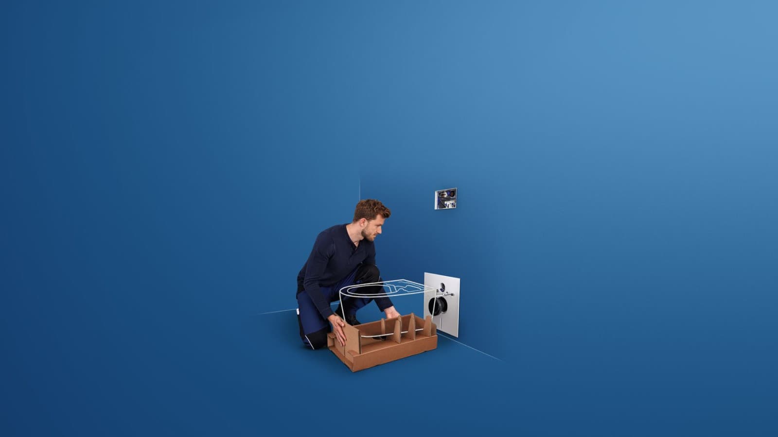 Fácil instalação das sanitas bidé AquaClean Fácil instalação das sanitas bidé AquaClean