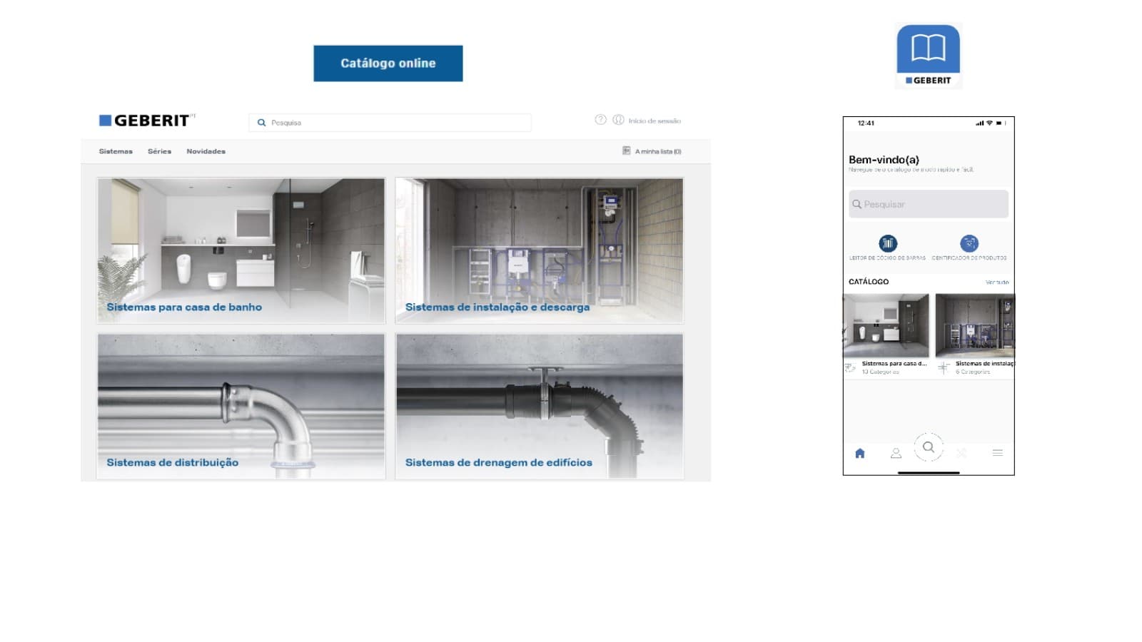 Catálogo online e app Geberit Pro Catálogo online e app Geberit Pro