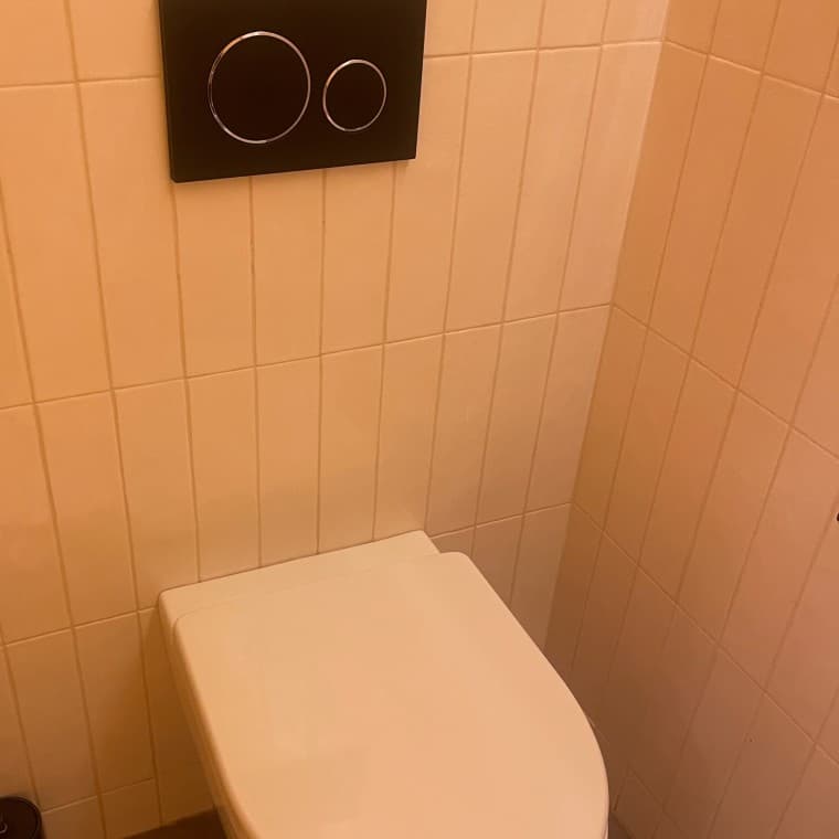 Placa de descarga Geberit Sigma20 (© Hotel Lumen Lisboa). Placa de descarga Geberit Sigma20 (© Hotel Lumen Lisboa).