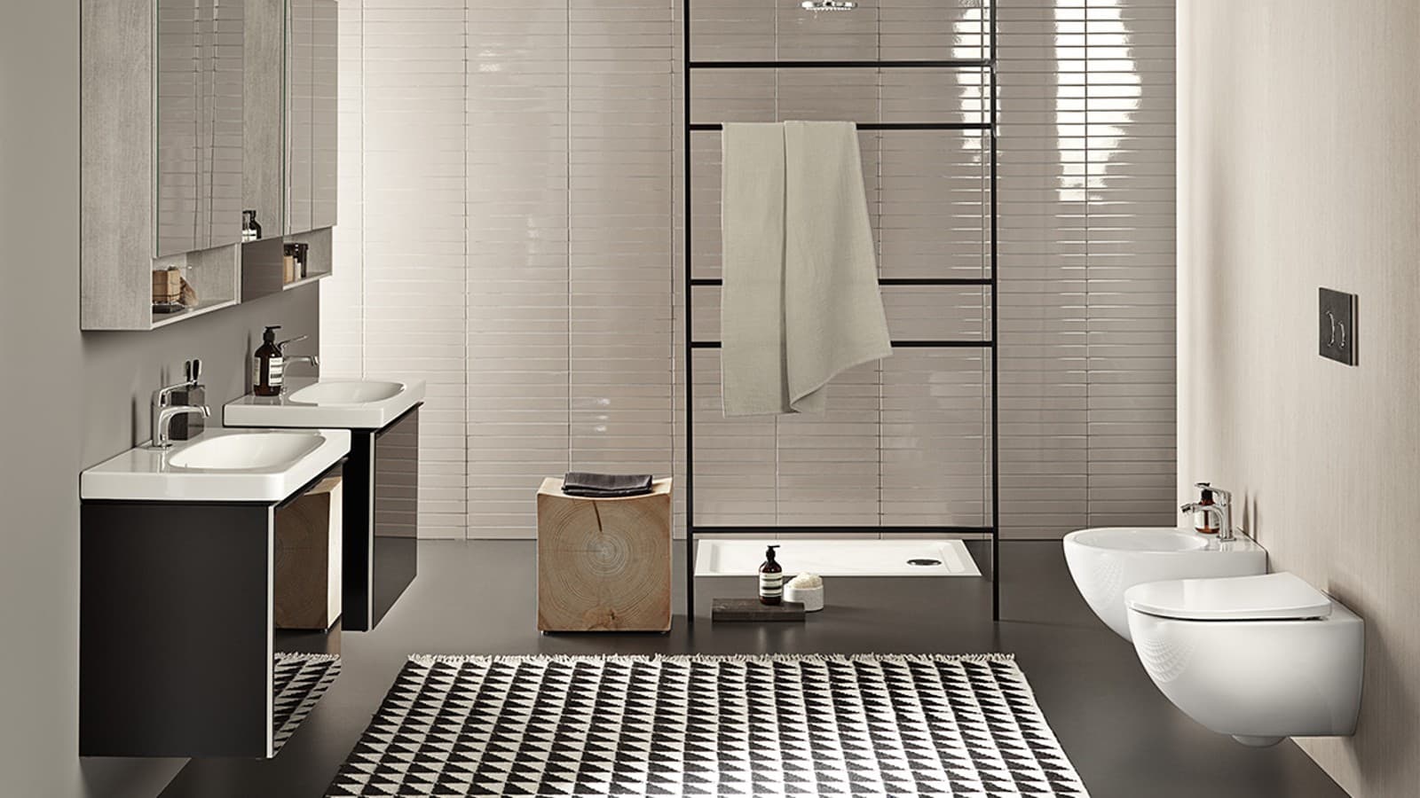 Casa de banho con a série Geberit Acanto Casa de banho con a série Geberit Acanto