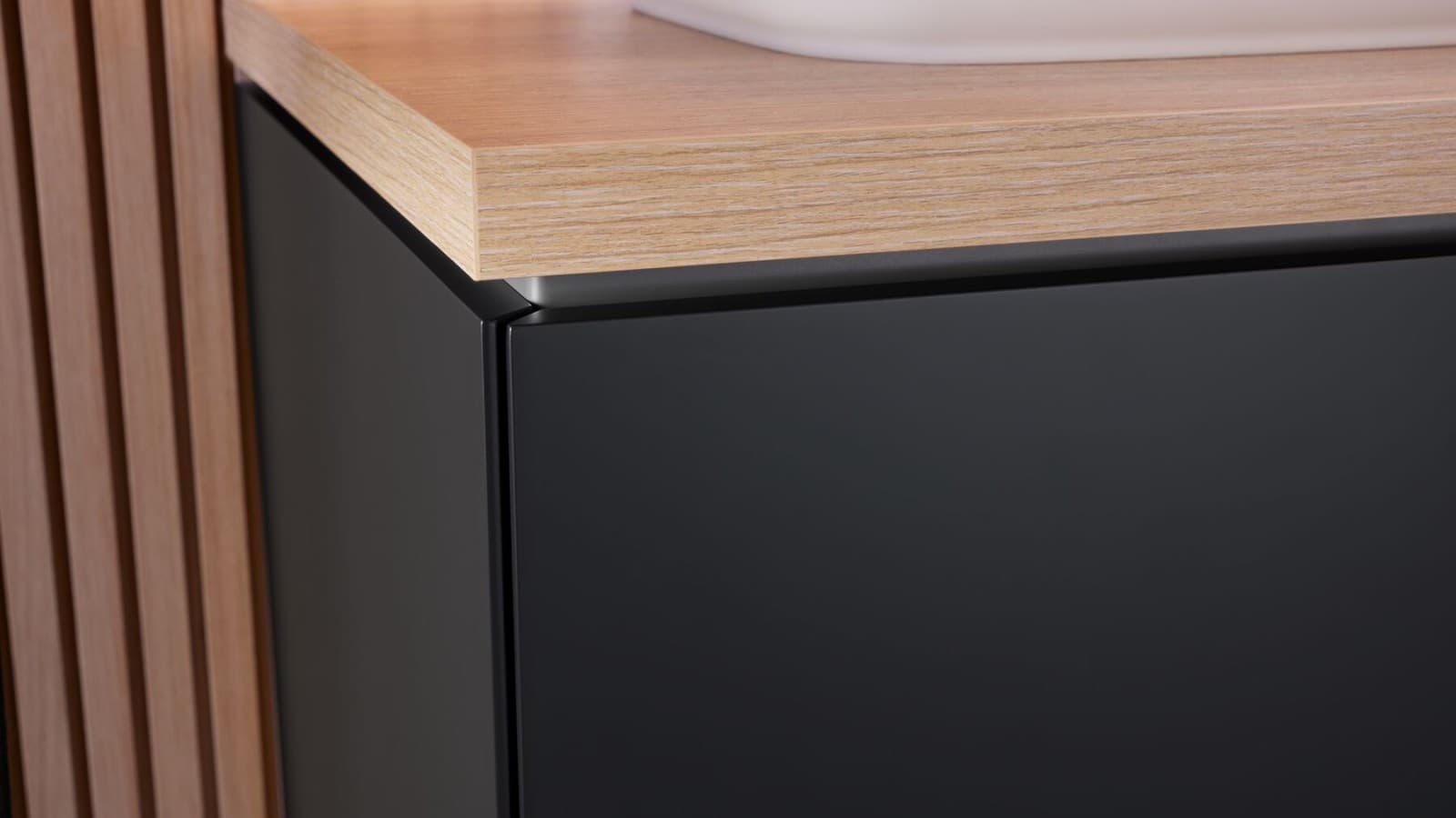 Móvel de lavatório Geberit ONE em preto mate Móvel de lavatório Geberit ONE em preto mate