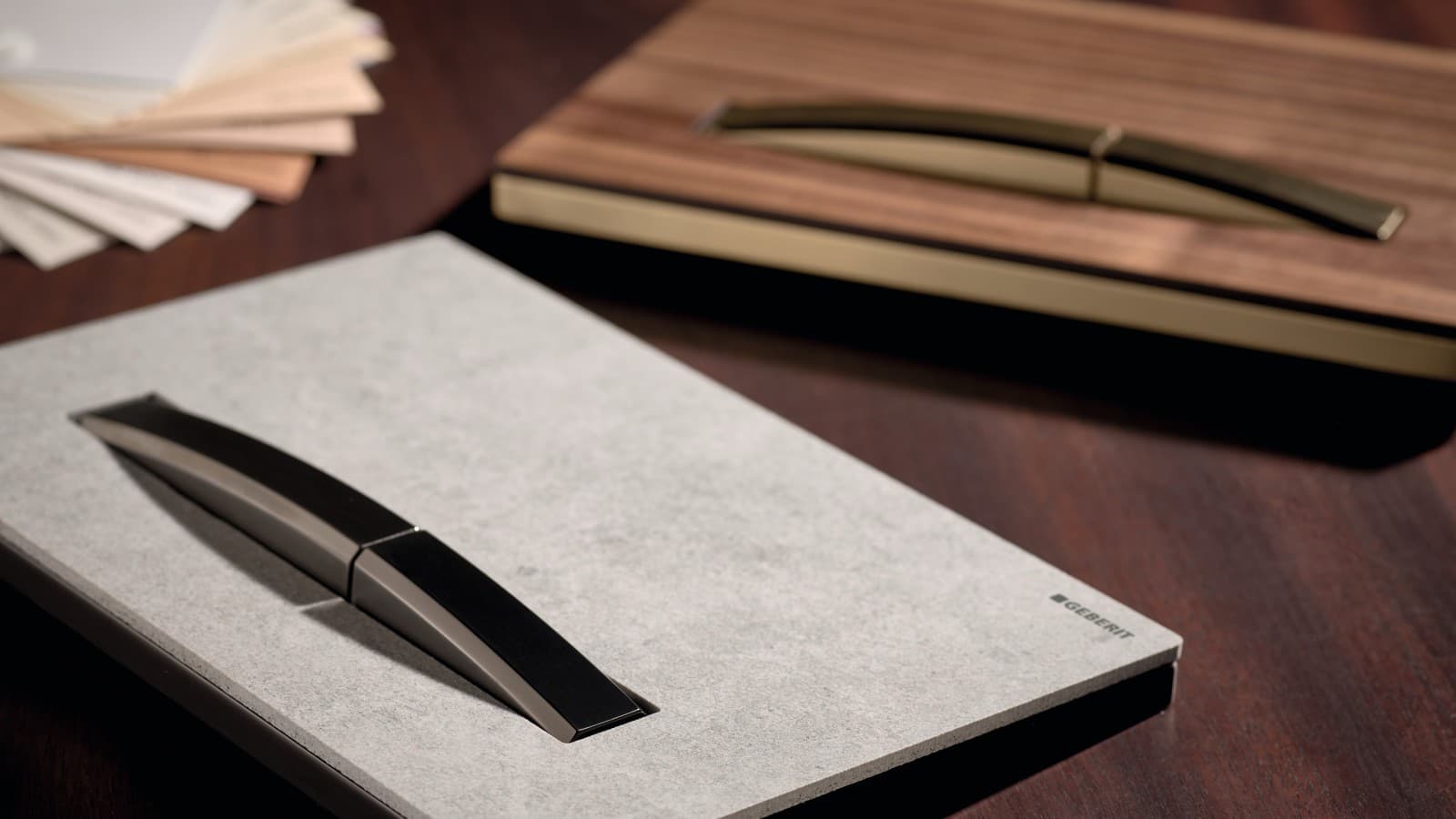 Visão geral da gama de placas de comando de descarga Geberit de 2025 Visão geral da gama de placas de comando de descarga Geberit de 2025