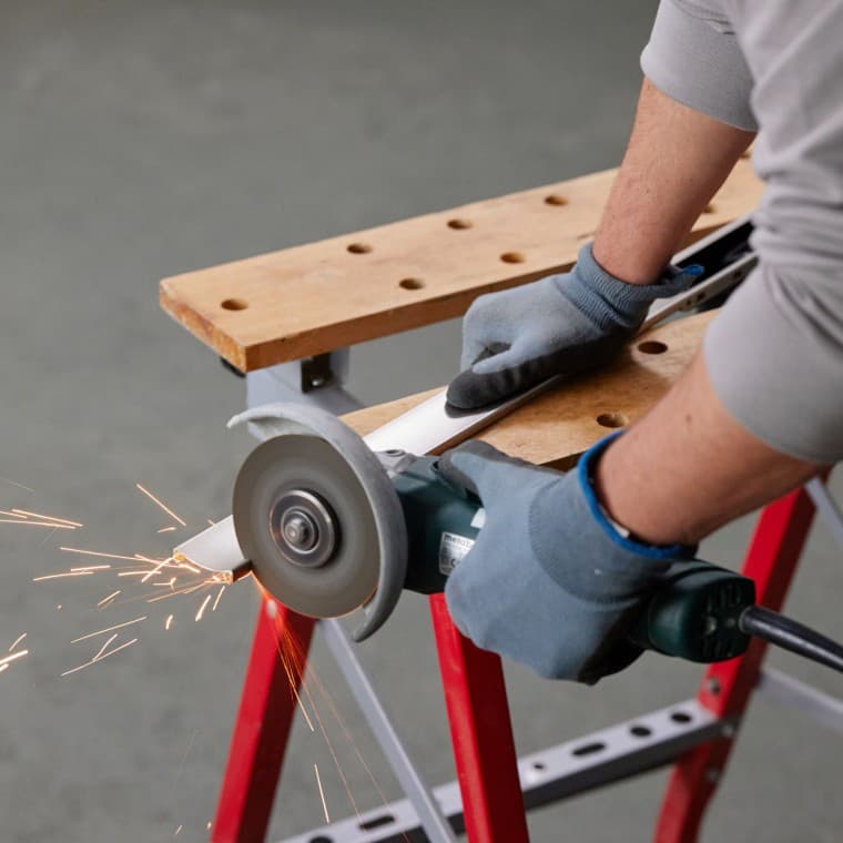 A Geberit CleanLine pode ser cortada no comprimento desejado A Geberit CleanLine pode ser cortada no comprimento desejado