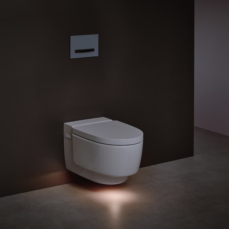 Sanita bidé Geberit AquaClean Mera Comfort com luz de orientação Sanita bidé Geberit AquaClean Mera Comfort com luz de orientação