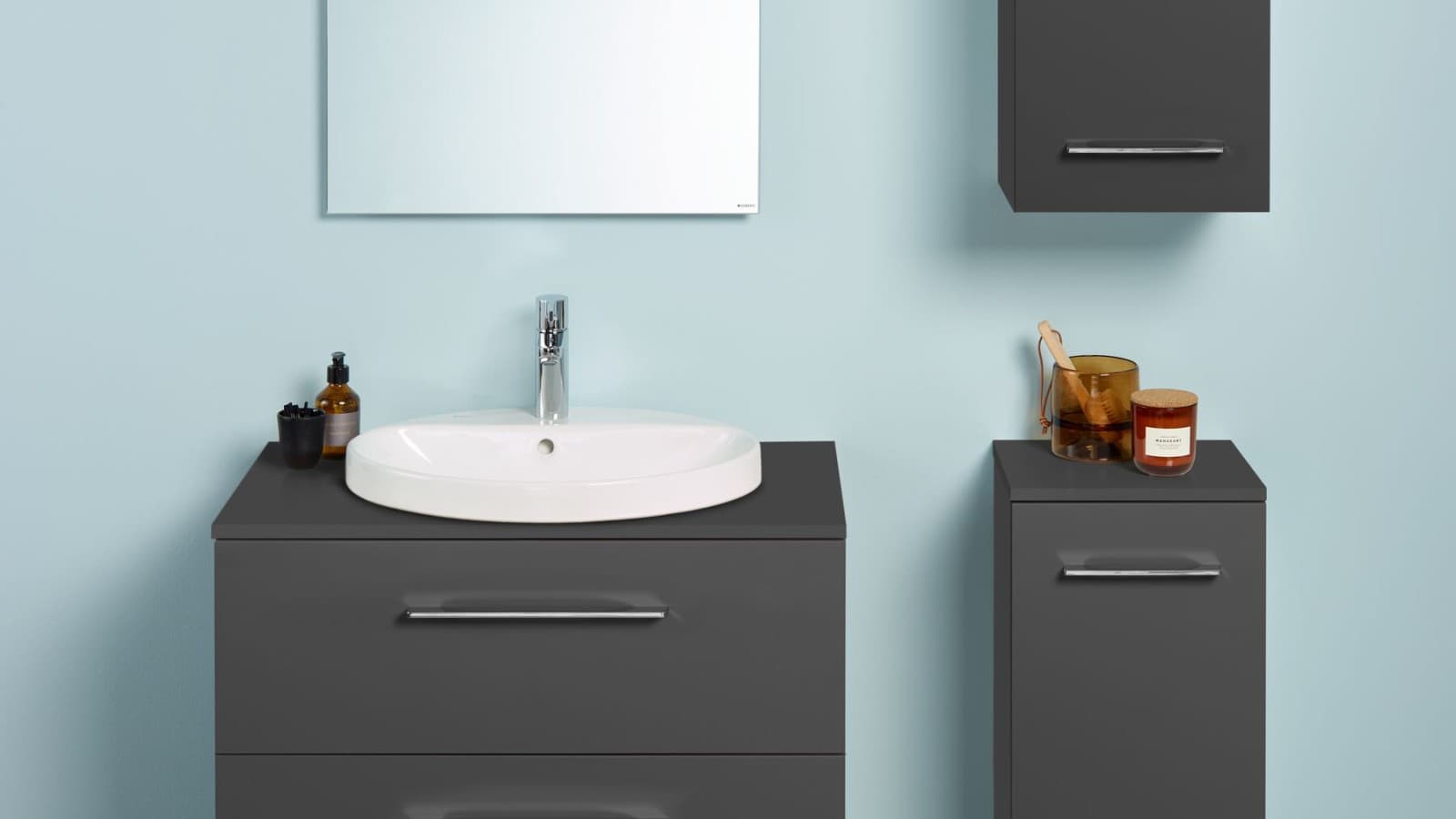 Móveis Geberit Selnova ideais para casas de banho de hóspedes Móveis Geberit Selnova ideais para casas de banho de hóspedes