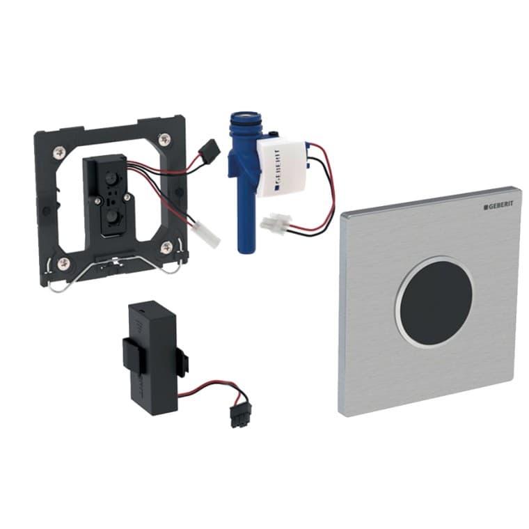 Sistema de descarga para urinóis sem contacto para funcionamento com bateria Sistema de descarga para urinóis sem contacto para funcionamento com bateria