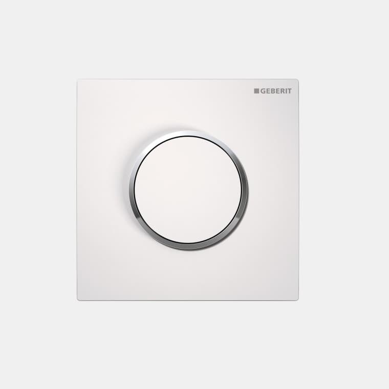 Placa de descarga para urinol Geberit série 10 Placa de descarga para urinol Geberit série 10