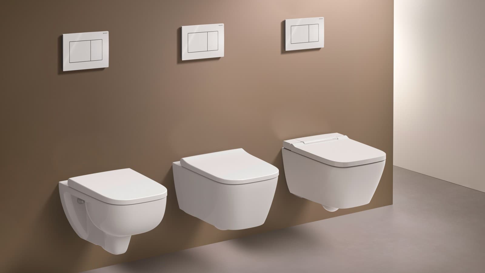 Tecnologia TurboFlush para sanitas com designs quadrados em todos os segmentos de preço Tecnologia TurboFlush para sanitas com designs quadrados em todos os segmentos de preço