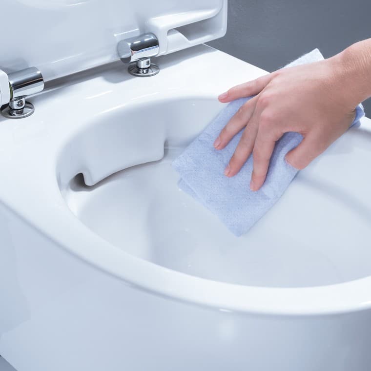 Sanita Geberit Rimfree fácil limpeza Sanita Geberit Rimfree fácil limpeza