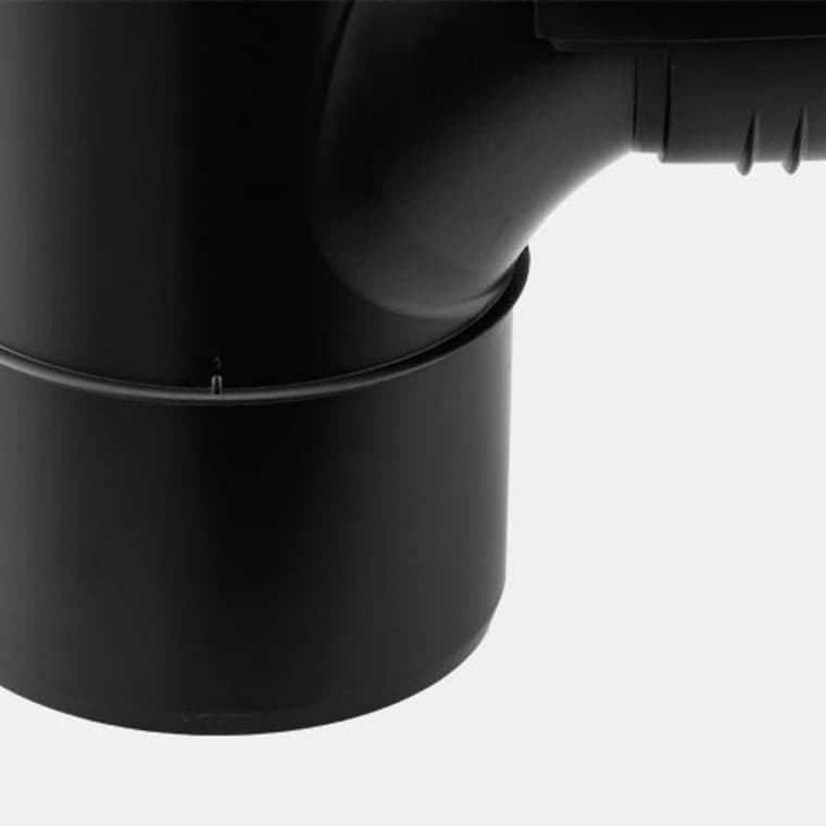 O anel de paragem nos acessórios Geberit Silent-PP indica a profundidade de inserção correta O anel de paragem nos acessórios Geberit Silent-PP indica a profundidade de inserção correta