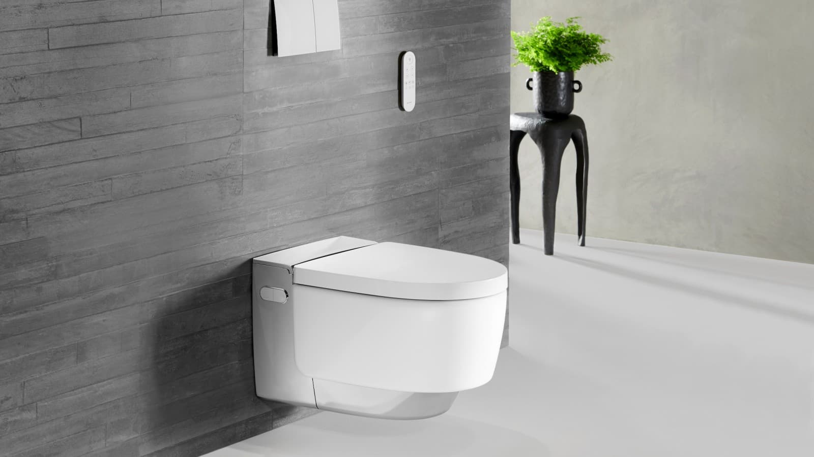 Sanita bidé Geberit AquaClean Mera Comfort com aquecimento no assento da sanita Sanita bidé Geberit AquaClean Mera Comfort com aquecimento no assento da sanita