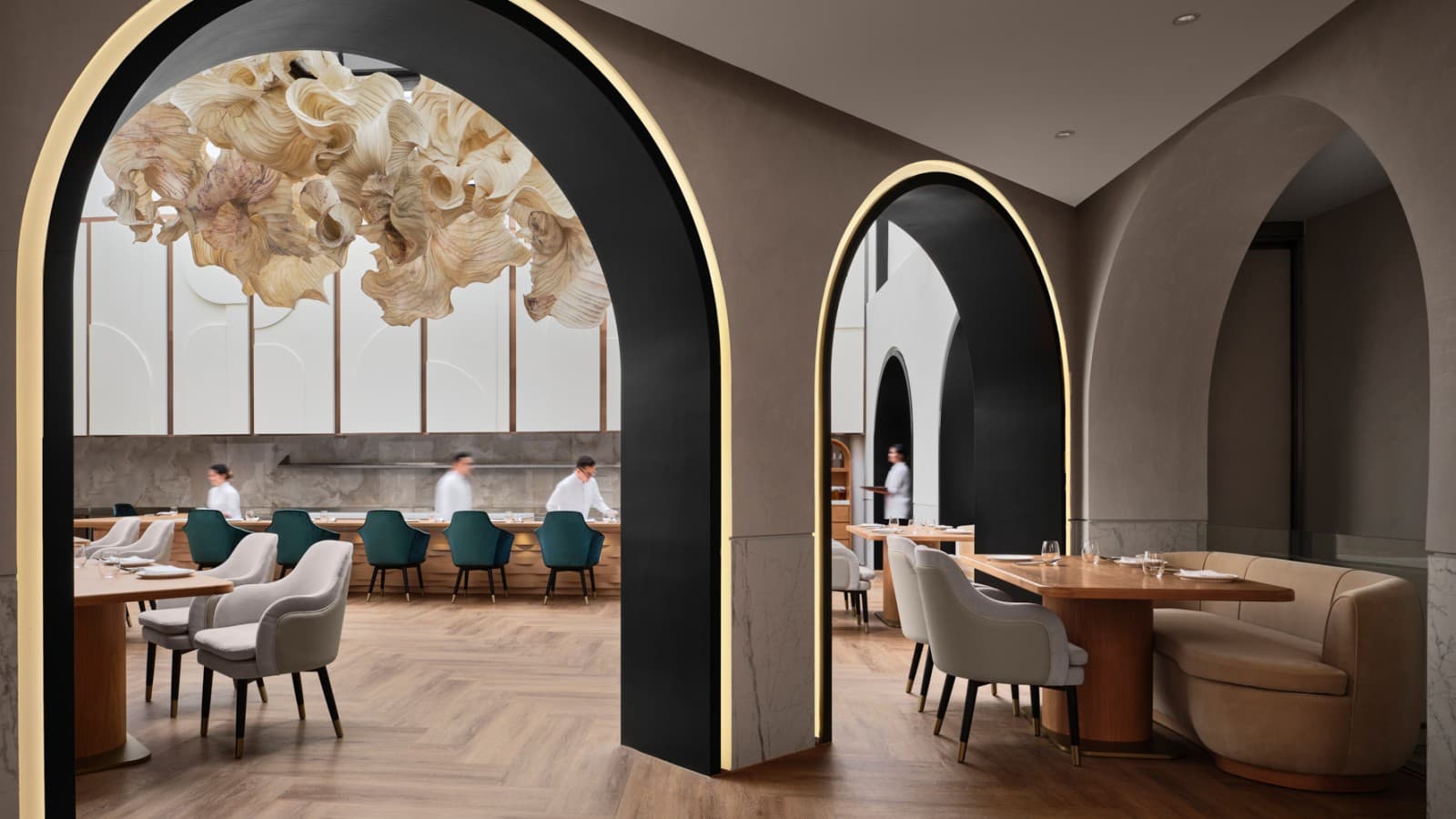 O restaurante gourmet Born, em Singapura, é uma joia do design por dentro e por fora (© Owen Raggett) O restaurante gourmet Born, em Singapura, é uma joia do design por dentro e por fora (© Owen Raggett)