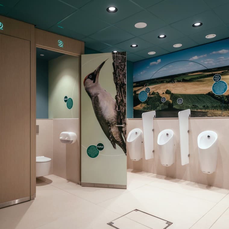 Urinal Geberit Preda com acionamento automático da descarga Urinal Geberit Preda com acionamento automático da descarga
