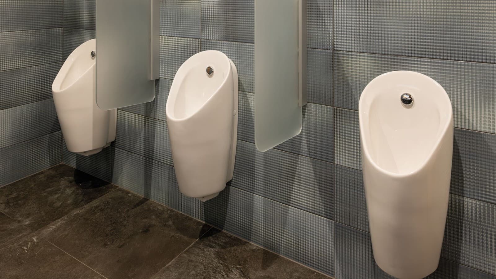 Urinóis Geberit Preda com comando de descarga integrado Urinóis Geberit Preda com comando de descarga integrado