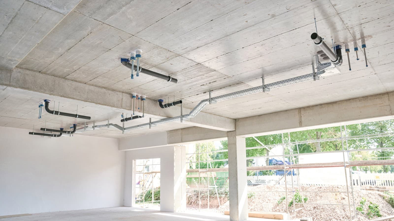Geberit SuperTube no Europakarree em Erfurt Geberit SuperTube no Europakarree em Erfurt