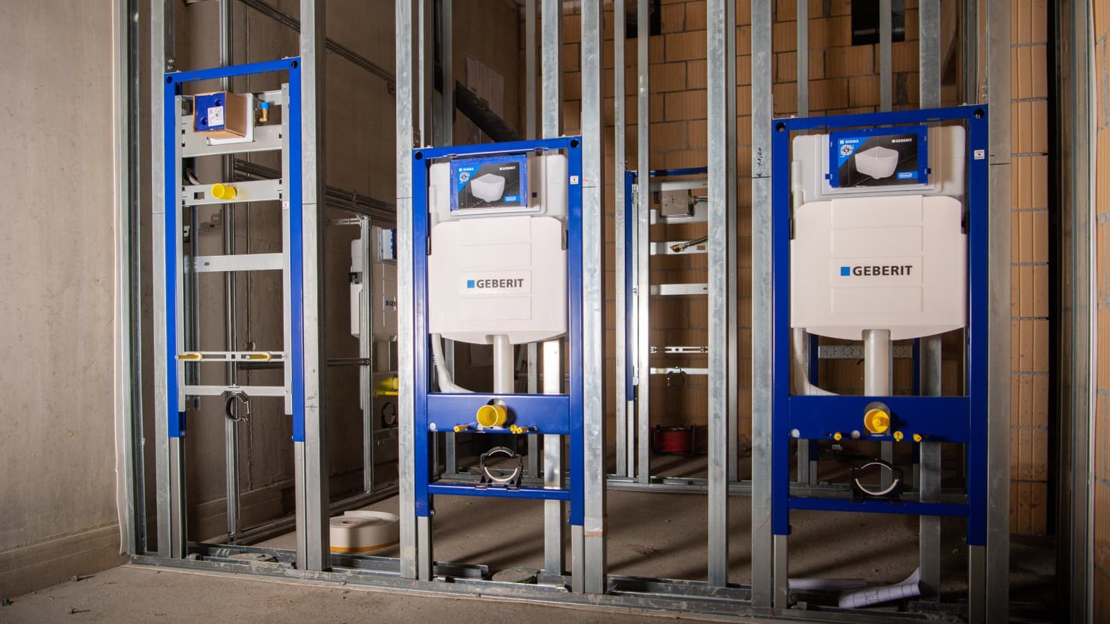 Instalações sanitárias com Geberit Duofix Instalações sanitárias com Geberit Duofix