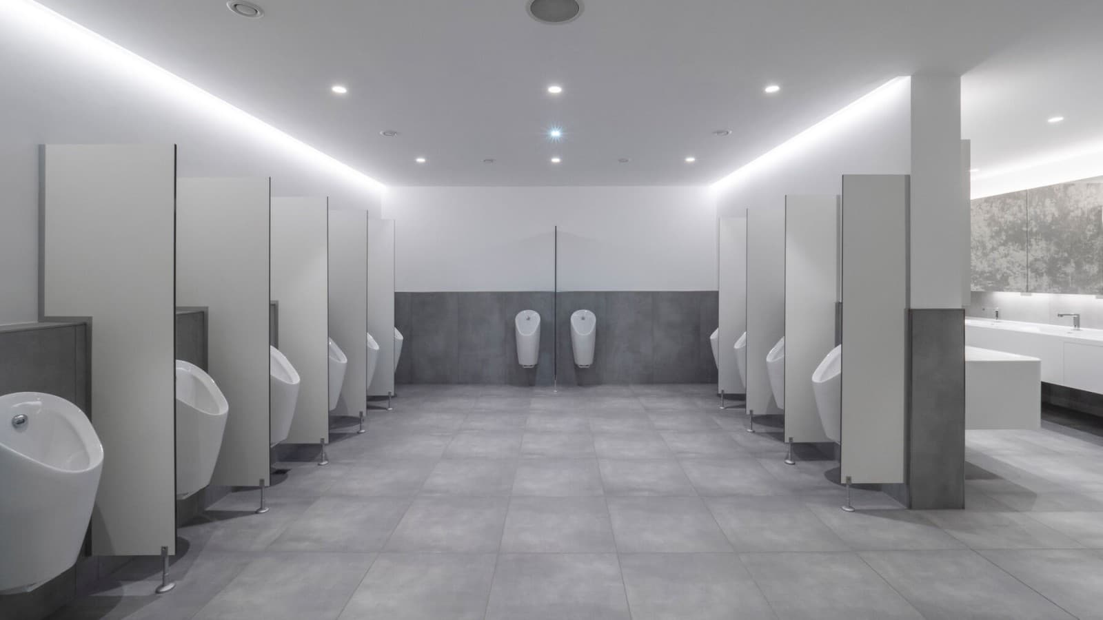 Instalação sanitária após a conclusão Instalação sanitária após a conclusão
