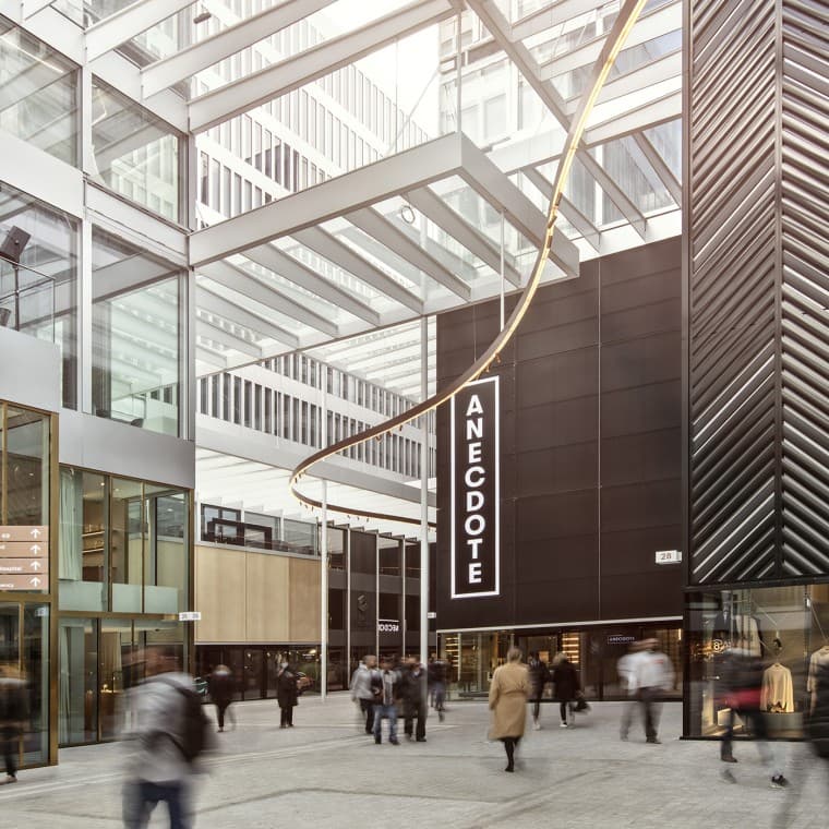 Interior de The Circle em Zurique (© Flughafen Zürich AG) Interior de The Circle em Zurique (© Flughafen Zürich AG)