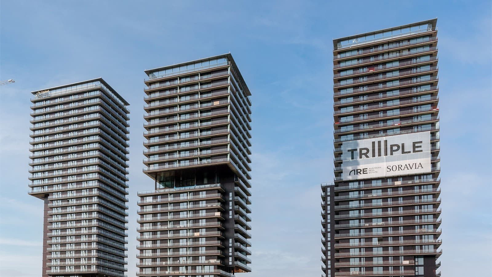 As três torres do TrIIIple estão em diálogo entre si (Copyright: Soravia) As três torres do TrIIIple estão em diálogo entre si (Copyright: Soravia)