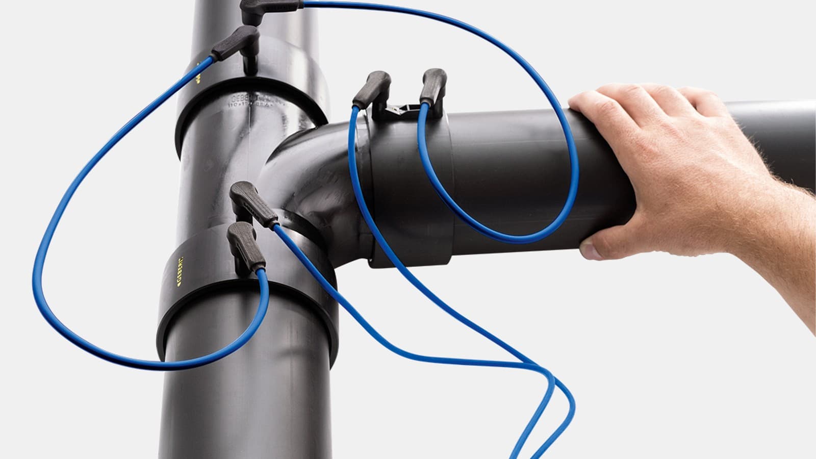 Operação da máquina de eletrossoldadura Geberit ESG 3 Operação da máquina de eletrossoldadura Geberit ESG 3