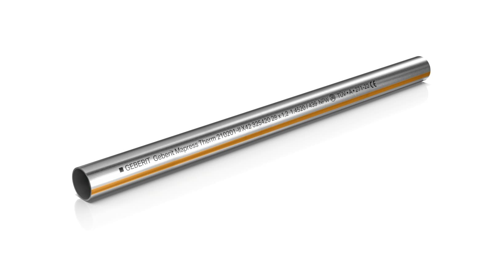 Tubos do sistema Geberit Mapress Therm Tubos do sistema Geberit Mapress Therm