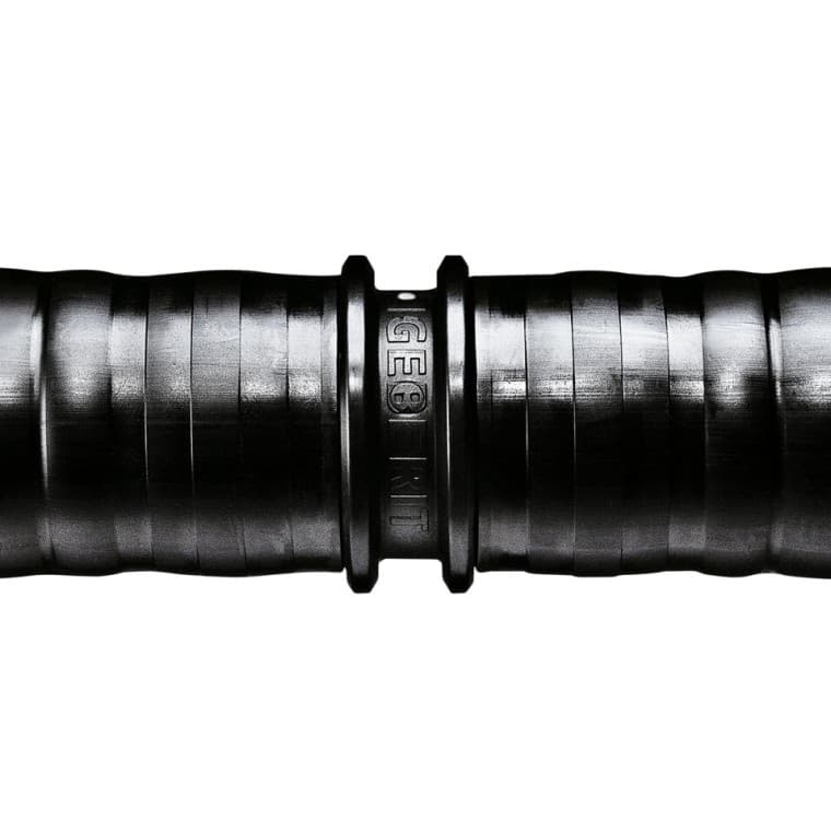 Tubo e acessório do sistema Geberit Mepla, comprimido. O ponto de não retorno. Tubo e acessório do sistema Geberit Mepla, comprimido. O ponto de não retorno.