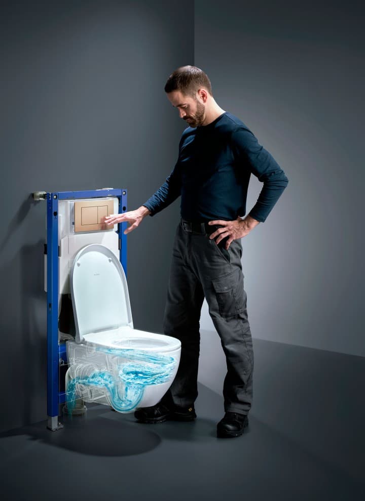 Descarga silenciosa sanitas Geberit Descarga silenciosa sanitas Geberit